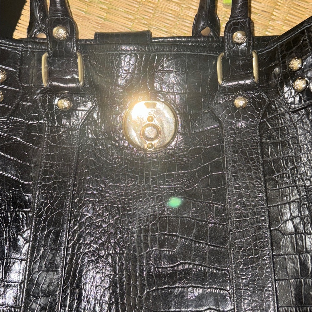 Rebecca Minkoff’s  Elegant Black, textured Women's Bag like new. - Picture 5 of 11